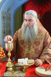 Крещальная Литургия в Свято-Троицком соборе Саратова