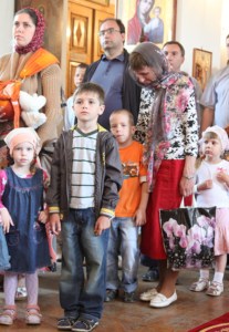 Божественная литургия в Спасо-Преображенском мужском монастыре Саратова