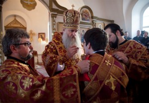Божественная литургия в Спасо-Преображенском мужском монастыре г. Саратова
