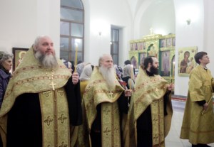 Всенощное бдение в Свято-Никольском мужском монастыре г. Саратова