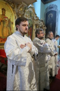 В праздник Крещения Господня Митрополит Лонгин совершил Божественную литургию и Чин Великого освящения воды