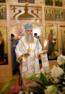 Всенощное бдение в храме в честь Рождества Пресвятой Богородицы города Саратова