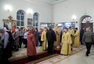 Всенощное бдение в Благовещенском храме г. Вольска