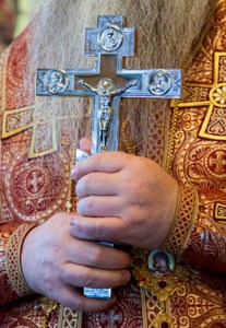 Божественная литургия в тюремном храме во имя святителя и чудотворца Николая при ОТБ №1 г. Саратова