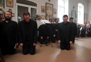 Пассия в храме в честь Рождества Христова г.Вольска