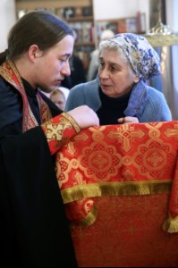 Божественная литургия в Спасо-Преображенском мужском монастыре г.Саратова