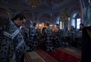 Пассия в Свято-Троицком кафедральном соборе г.Саратова