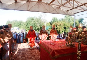 Божественная литургия в Вавиловом Доле