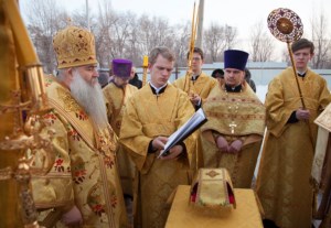 Великое освящение храма во имя святителя Иоанна Златоуста в п. Зональный г.Саратова
