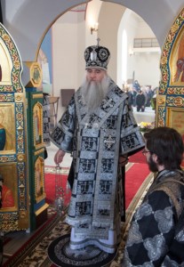 Литургия Преждеосвященных Даров в Свято-Никольском мужском монастыре г.Саратова