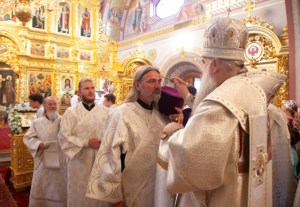 Всенощное бдение в Свято-Троицком кафедральном соборе г. Саратова