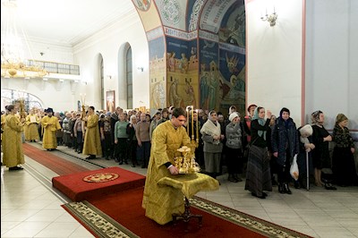 Всенощное бдение в Свято-Никольском мужском монастыре г. Саратова