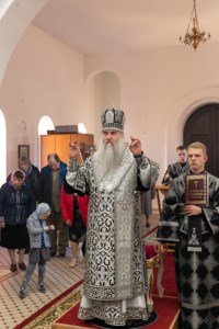 Литургия Преждеосвященных Даров в храме во имя преподобного Сергия Радонежского г.Саратова