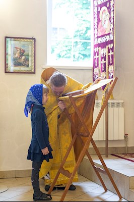 Божественная литургия в храме во имя святителя Николая Японского г. Саратова