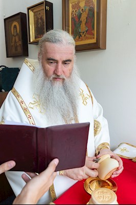 Божественная литургия в храме во имя святителя Митрофана, епископа Воронежского, г.Саратова