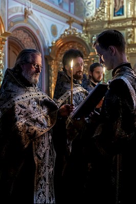 Пассия в Свято-Троицком кафедральном соборе г. Саратова