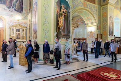 Всенощное бдение в храме Покрова Пресвятой Богородицы г. Саратова