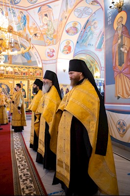 Митрополит Игнатий совершил всенощное бдение в Свято-Никольском мужском монастыре г. Саратова