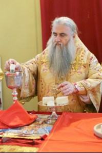 Божественная литургия в храме в честь Покрова Пресвятой Богородицы г.Саратова