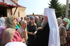 Чин Великого освящения и Божественная литургия в храме святого пророка Илии в селе Липовка Базарно-Карабулакского района