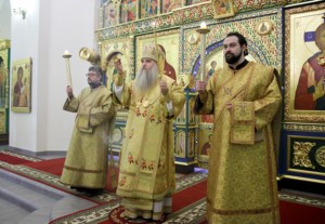 Всенощное бдение в Свято-Никольском мужском монастыре г. Саратова