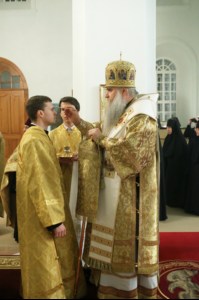 Всенощное бдение в Свято-Сергиевском женском монастыре с. Алексеевка Базарно-Карабулакского р-на