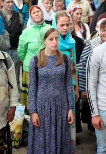 Божественная литургия в Вавиловом Доле