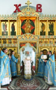 Божественная литургия в Свято-Алексиевском женском монастыре г. Саратова