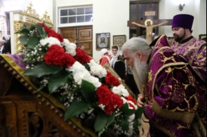 Всенощное бдение на Архиерейском подворье – храме во имя преподобного Серафима Саровского г.Саратова