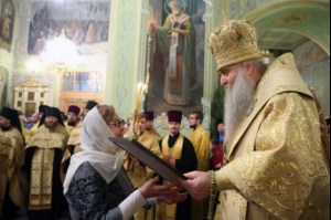 Великая Рождественская вечерня в храме в честь Покрова Пресвятой Богородицы г. Саратова