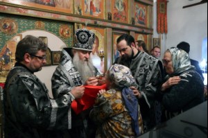 Литургия Преждеосвященных Даров в храме во имя святителя Тихона, Епископа Воронежского, Задонского чудотворца г.Саратова