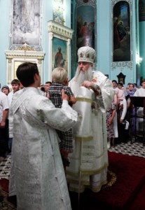Всенощное бдение в храме в честь Сошествия Святого Духа г.Саратова