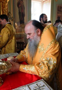Божественная Литургия в храме во имя святой великомученицы Параскевы Пятницы села Малиновка Аркадакского района