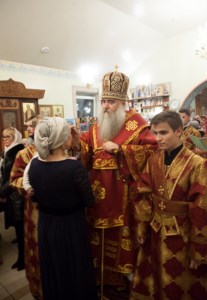 Всенощное бдение в храме во имя священномученика Космы Саратовского г. Саратова