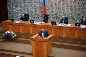 Митрополит Лонгин принял участие в работе собрания актива Саратовской области