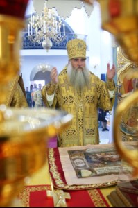 Божественная литургия в храме во имя святых первоверховных апостолов Петра и Павла г.Аткарска