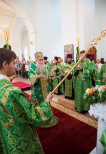 Всенощное бдение в Свято-Сергиевском женском монастыре с. Алексеевка Базарно-Карабулакского района
