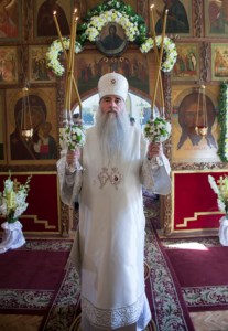 Божественная литургия в храме Преображения Господня Покровского женского монастыря г. Балашова