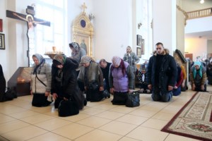 Литургия Преждеосвященных Даров в храме в честь Казанской иконы Божией Матери г.Саратова