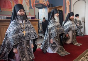 Литургия Преждеосвященных Даров в Свято-Никольском мужском монастыре г.Саратова