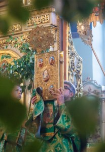Всенощное бдение в храме Сошествия Святого Духа г. Саратова