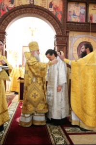 Божественная литургия в храме в честь Нерукотворного Образа Спасителя г. Саратова
