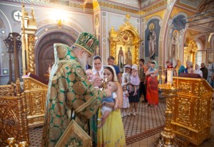 Божественная литургия в Свято-Троицком кафедральном соборе г. Саратова