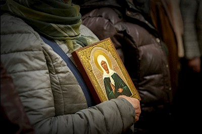 В Саратов принесен ковчег с мощами блаженной Матроны Московской