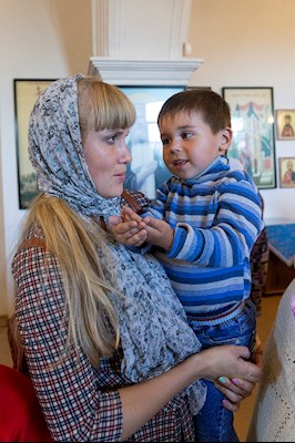 Всенощное бдение в храме Рождества Христова г. Вольска