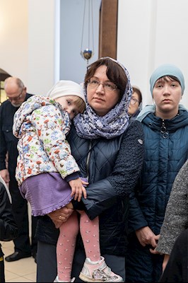 Божественная литургия в храме в честь святого равноапостольного великого князя Владимира г. Саратова