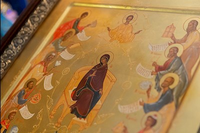Утреня с чтением акафиста в Свято-Троицком кафедральном соборе г. Саратова