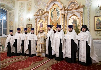 Всенощное бдение в Покровском соборе г. Саратова