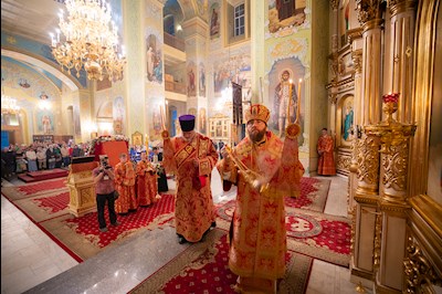 В Саратове встретили мощи святого великомученика Георгия Победоносца