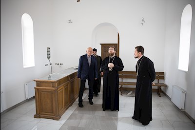 В поселке Лопуховка завершено возведение здания храма